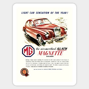 MG MAGNETTE - advert Sticker